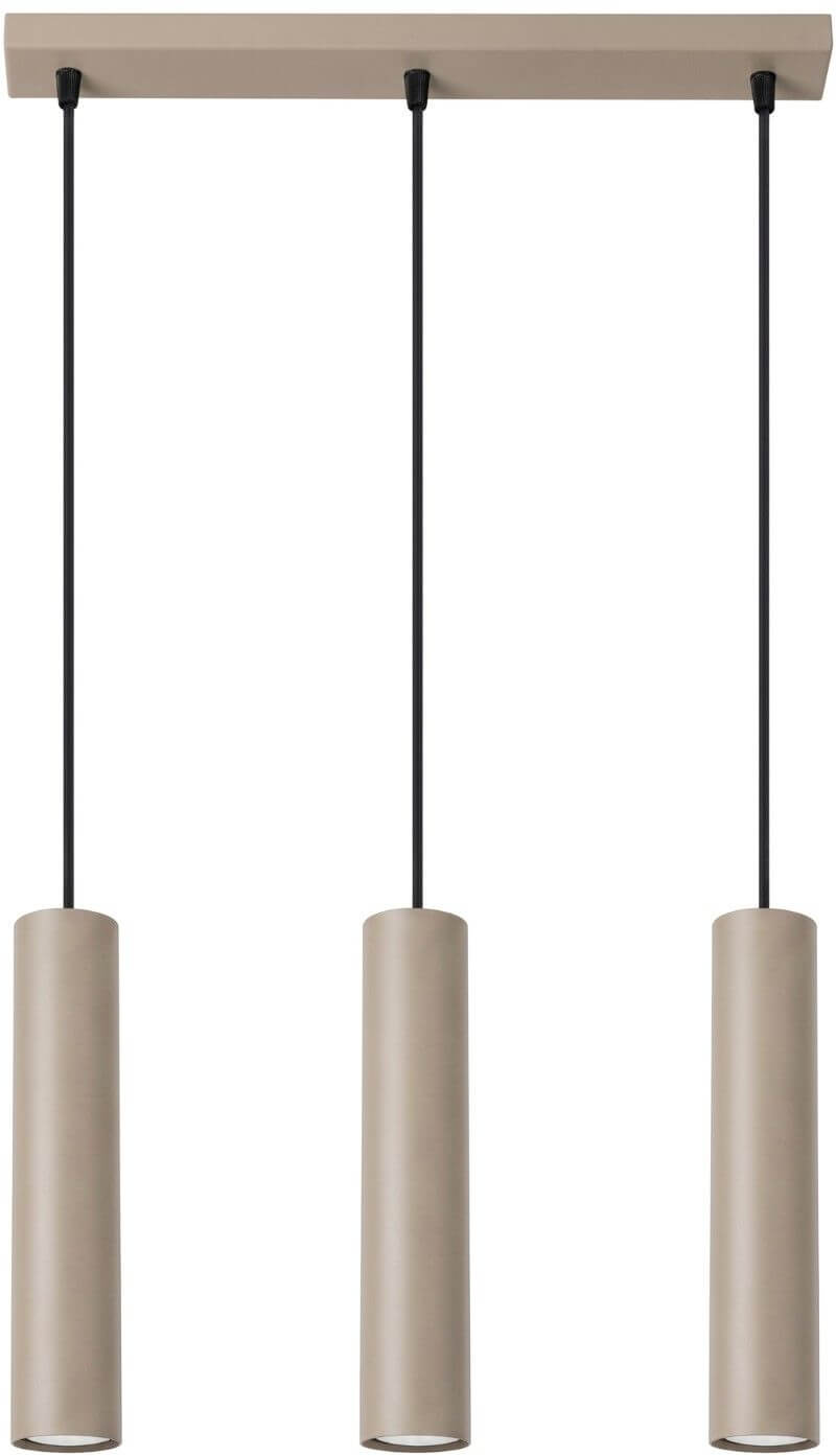 Sollux Lighting Pendelleuchte 3x10 W beige SL.2079