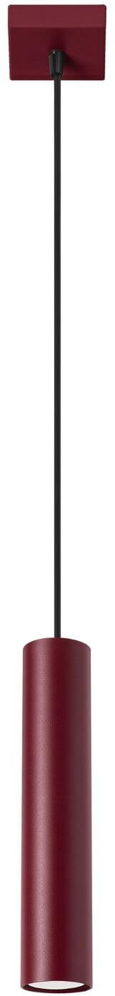 Sollux Lighting Lagos Pendelleuchte 1x10 W burgund SL.2081
