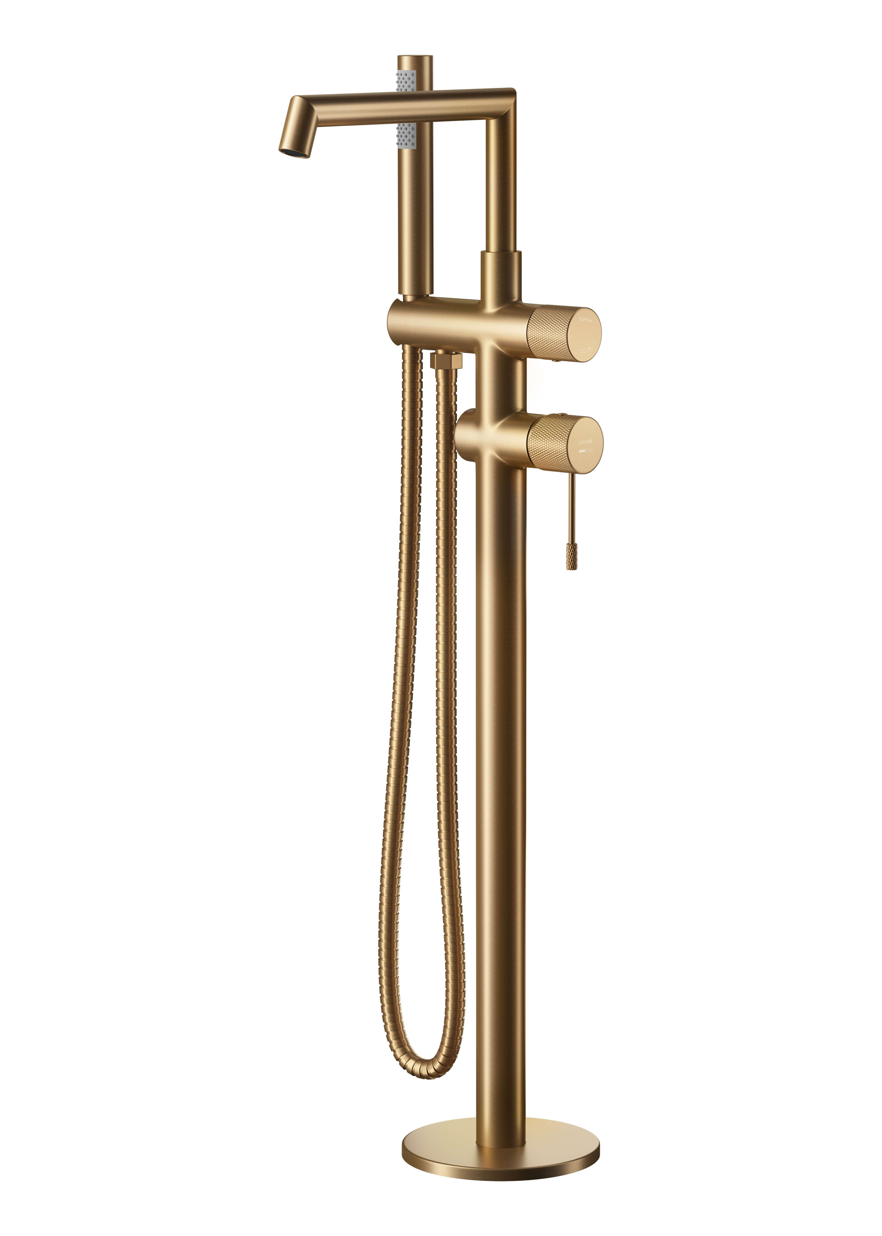Cersanit Zen Badewannen- und Duscharmatur freistehend kupfer S1001-163