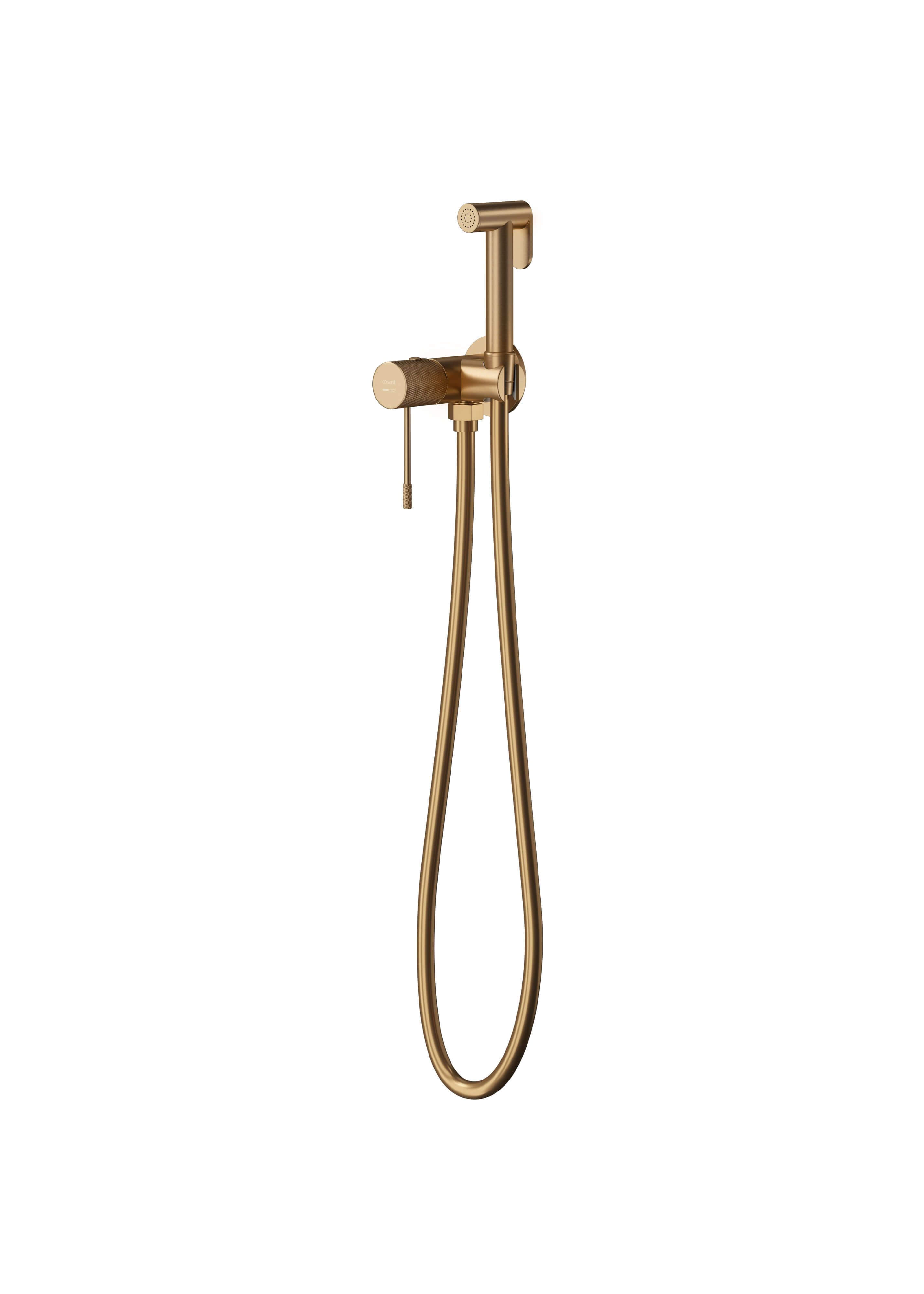 Cersanit Zen Bidetarmatur mit Duschset Wandmontage kupfer S1001-178