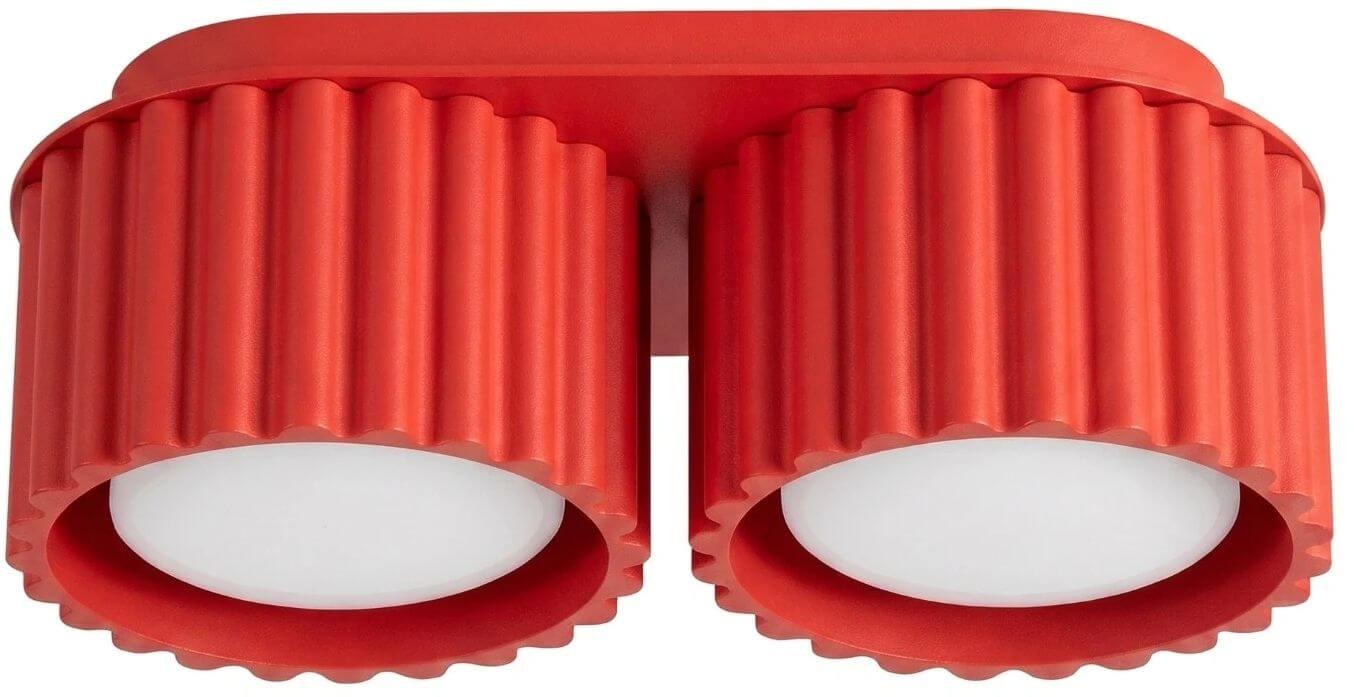 Sollux Lighting Aura Deckenlampe 2x10 W rot SL.2422