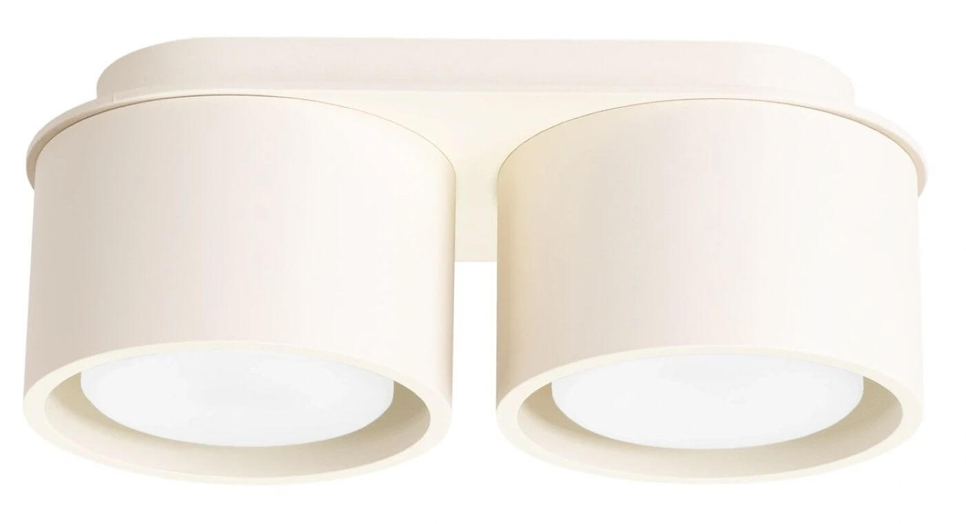 Sollux Lighting Modo Deckenlampe 2x10 W beige SL.2443