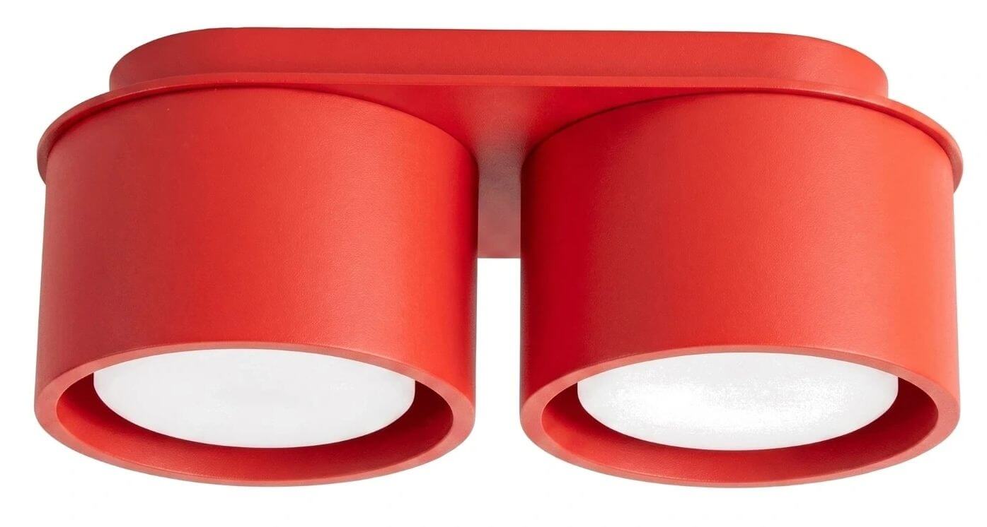 Sollux Lighting Modo Deckenlampe 2x10 W rot SL.2479