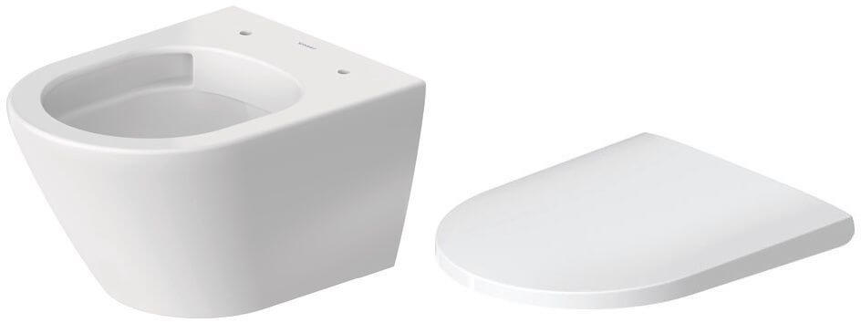Set WC-Becken Duravit D-Neo 2588090000, WC-Sitz Duravit D-Neo 0021690000