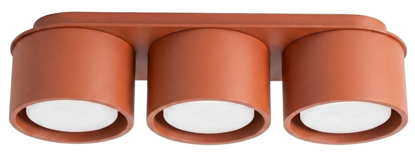 Sollux Lighting Modo Deckenlampe 3x10 W rot SL.2452