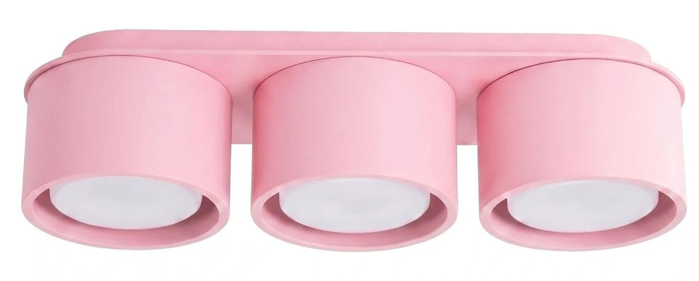 Sollux Lighting Modo Deckenlampe 3x10 W rosa SL.2468