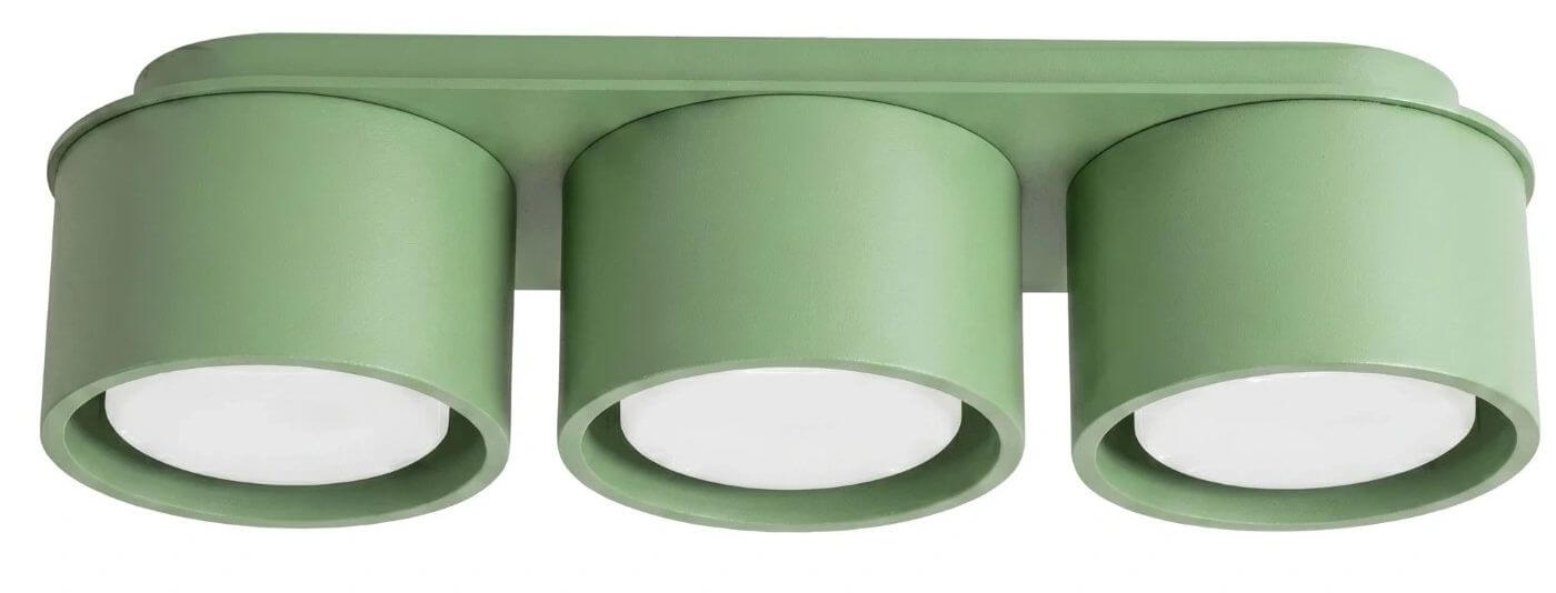 Sollux Lighting Modo Deckenlampe 3x10 W grün SL.2472