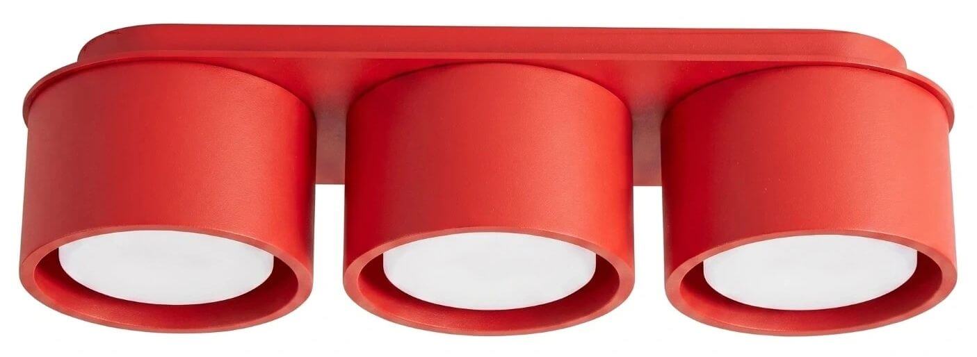 Sollux Lighting Modo Deckenlampe 3x10 W rot SL.2480