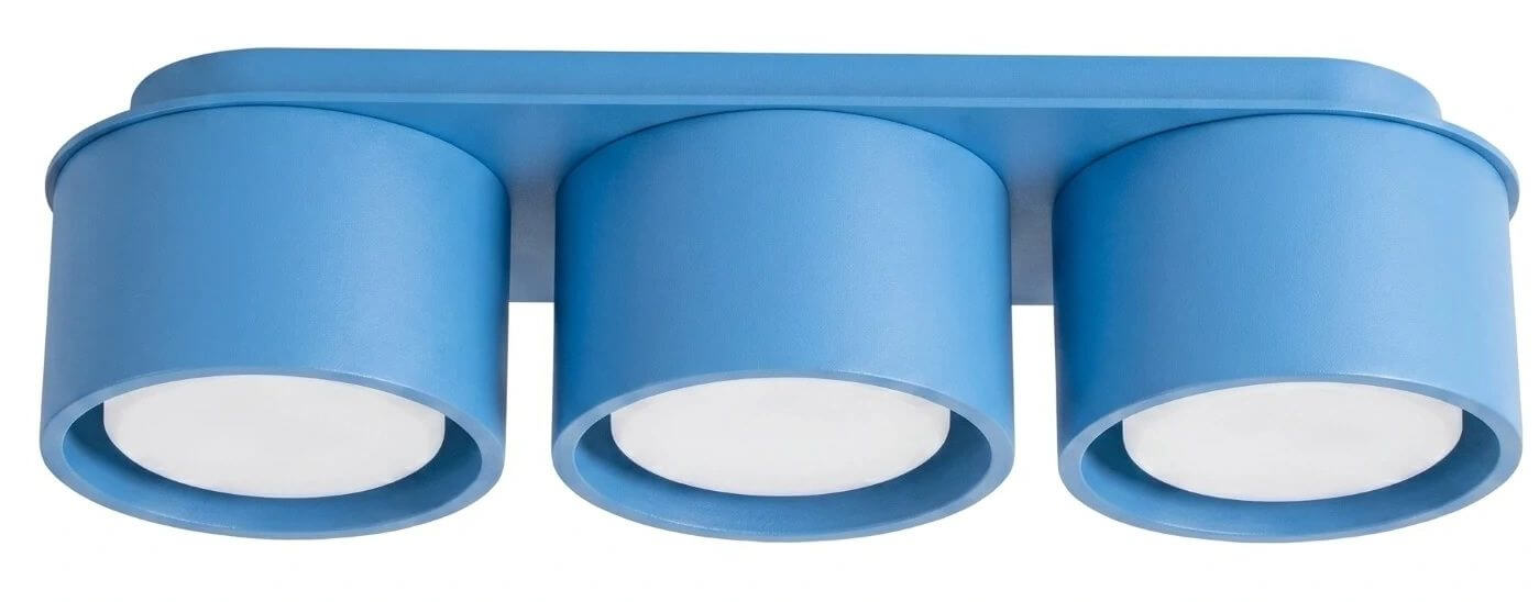 Sollux Lighting Modo Deckenlampe 3x10 W blau SL.2488
