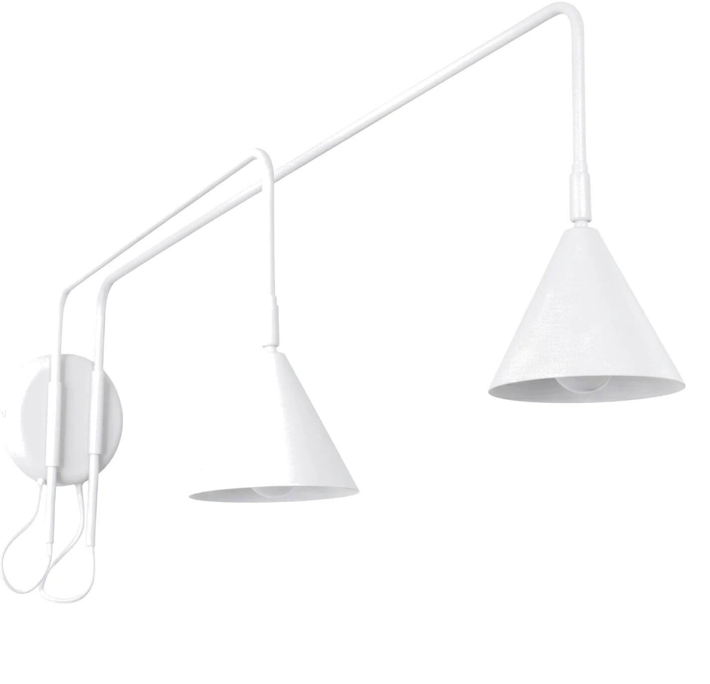 Sollux Lighting Nox Wandleuchte 2x10 W weiß SL.2506
