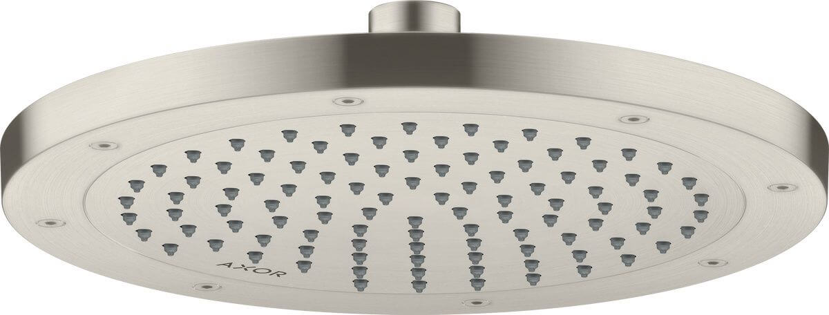 Axor ShowerSolutions Kopfbrause 24.5x24.5 cm rund stahl 35381800
