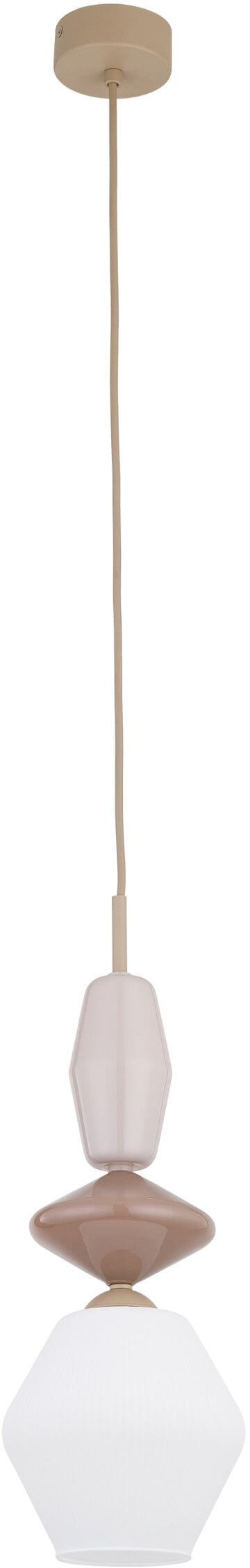 TK Lighting Zen Sabia Pendelleuchte 1x10 W weiß-beige 11860