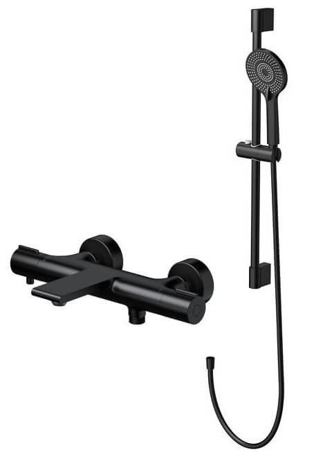 Set Badewannen- und Duscharmatur Cersanit Virgo S951-562, Duschset Cersanit Virgo S951-853
