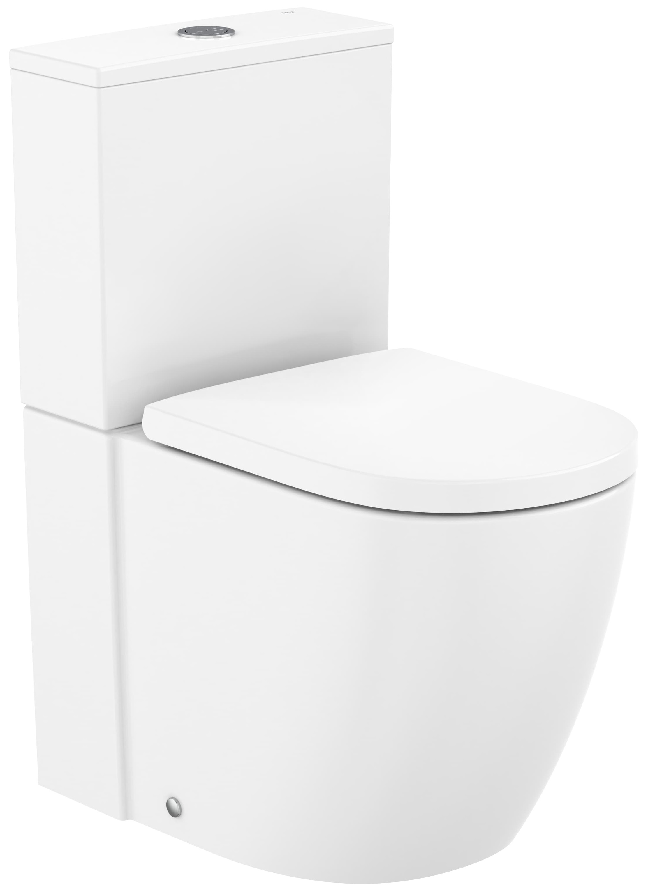 Set Kompakt-WC-Becken Roca Meridian A342747000, Spülkasten Roca Meridian A341742000, A801F92001