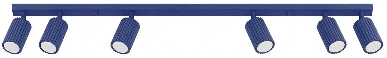 Sollux Lighting Karbon Deckenlampe 6x10 W blau SL.2326
