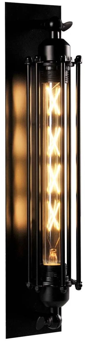 Goldlux Vintage Wandleuchte 1x20 W schwarz 337078