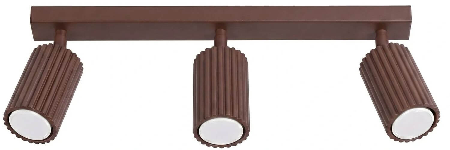 Sollux Lighting Karbon Deckenlampe 3x10 W braun SL.2373