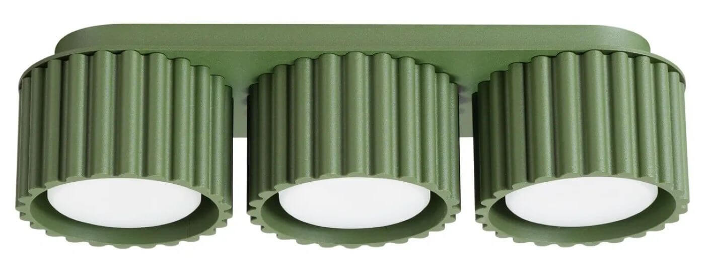 Sollux Lighting Aura Deckenlampe 3x10 W grün SL.2631