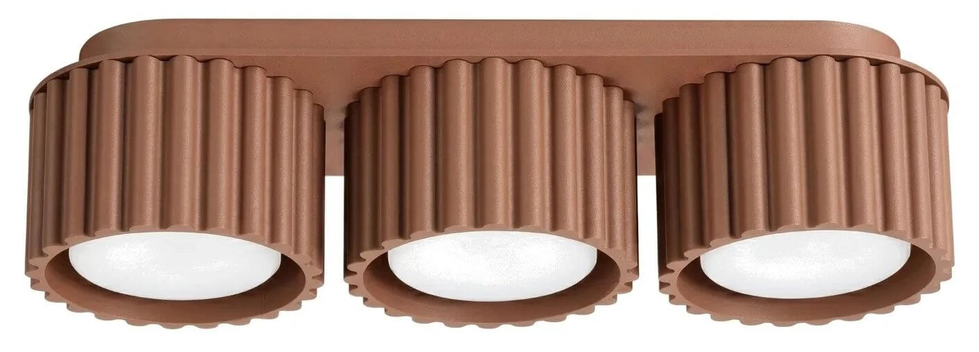 Sollux Lighting Aura Deckenlampe 3x10 W beige SL.2633