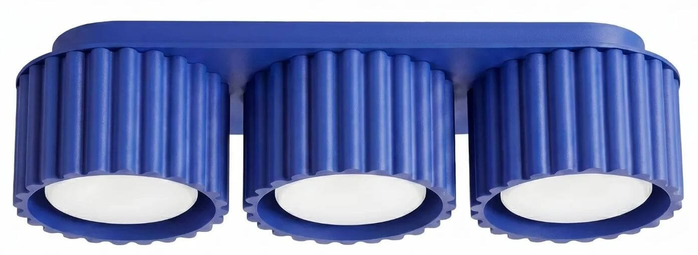 Sollux Lighting Aura Deckenlampe 3x10 W blau SL.2634