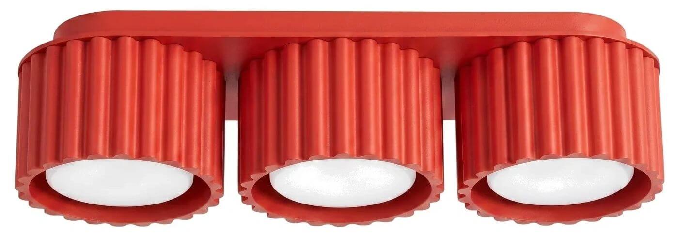 Sollux Lighting Aura Deckenlampe 3x10 W rot SL.2641