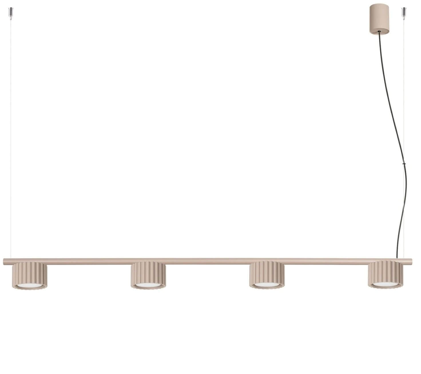 Sollux Lighting Aura Pendelleuchte 4x10 W beige SL.2702