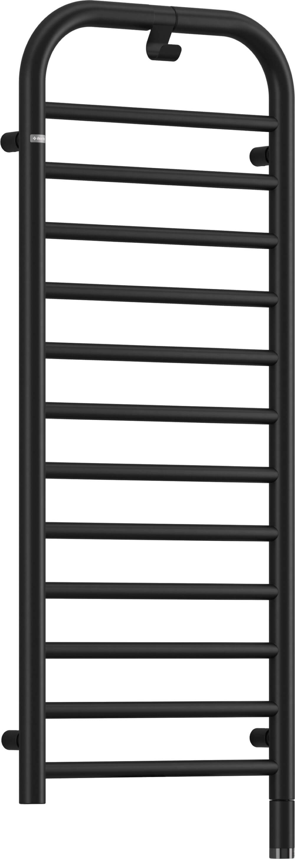Deante Silia Elektrischer Heizkörper mit Heizstab 129.5x50 cm schwarz AGI_NG41E