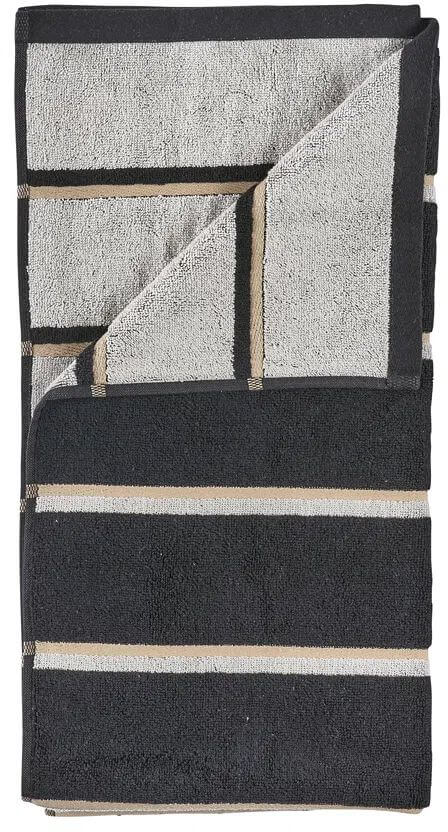 Zone Denmark Sauna Handtuch 140x70 cm Baumwolle schwarz 37622
