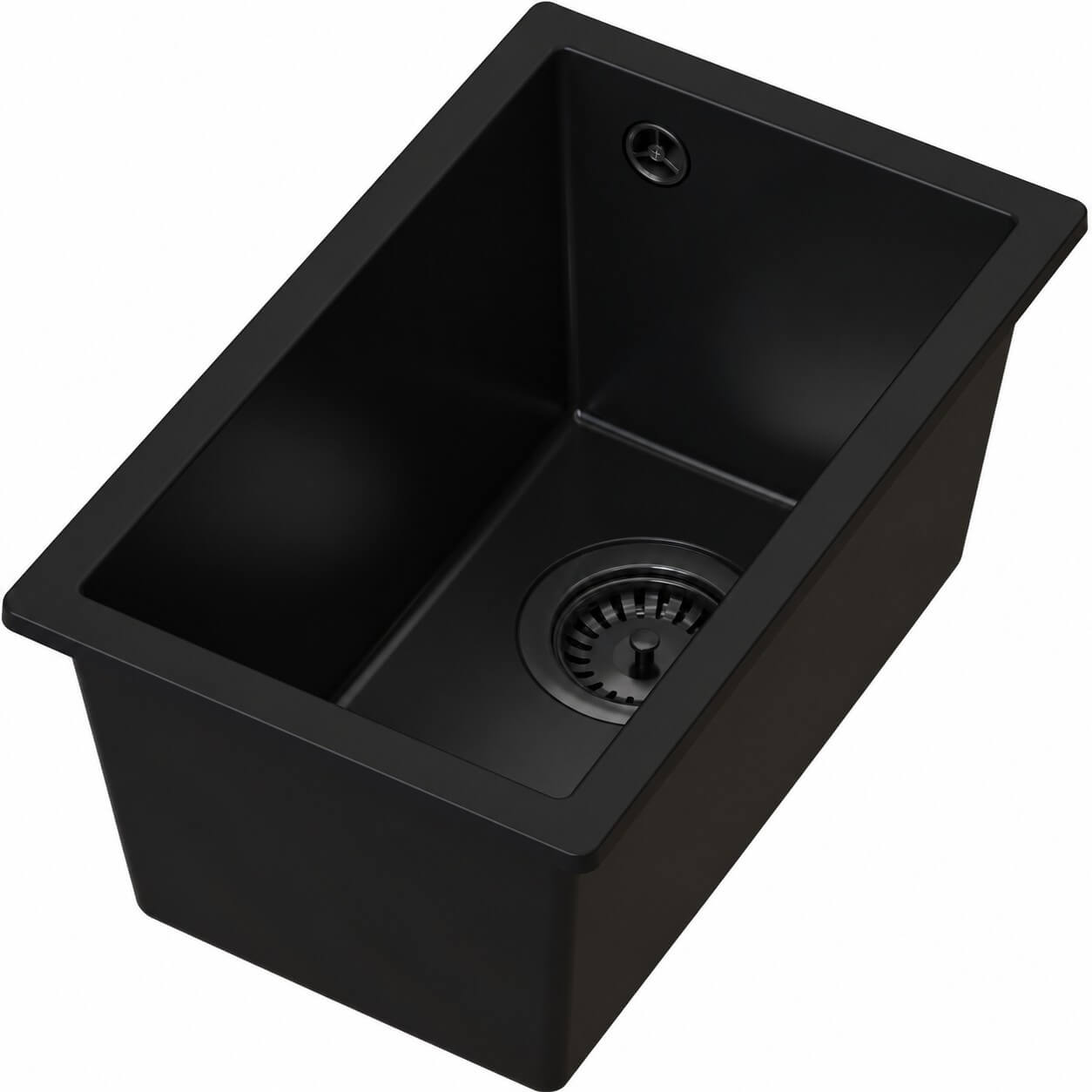 Ruvetti Lilo 35 Unterbauspüle 45x28 cm schwarz 3001LI_FB35_P