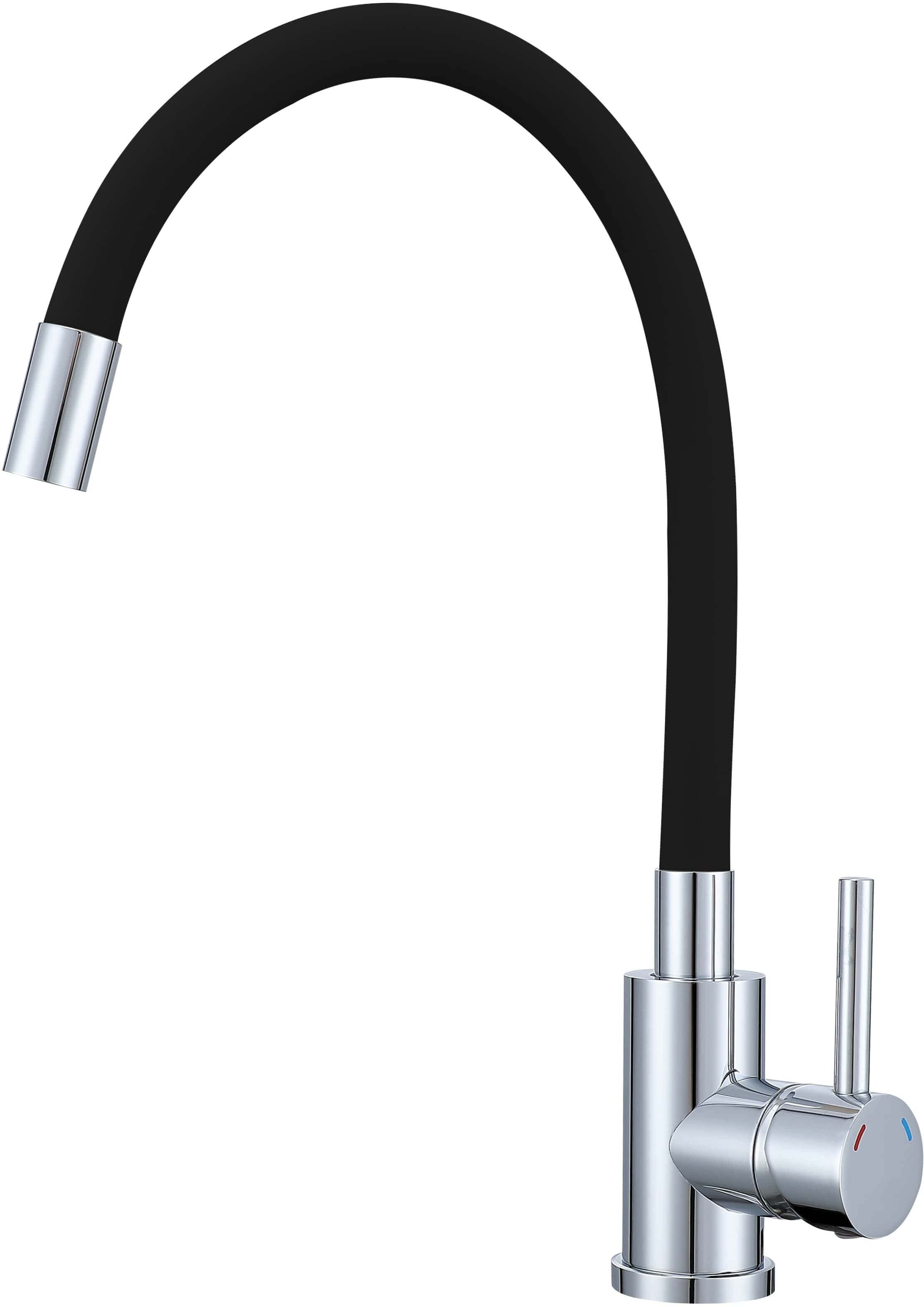 Ruvetti Sauron Küchenarmatur Stehend chrom-schwarz 1002CRBC