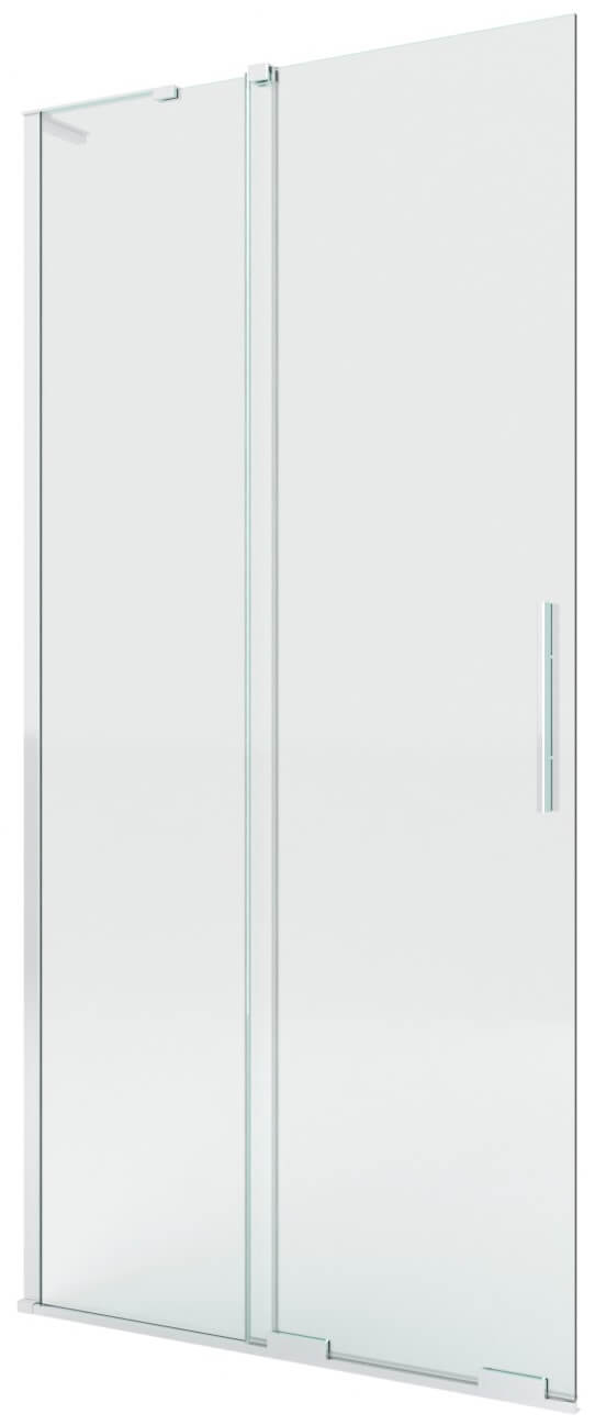 New Trendy Smart Walk-In Duschwand 90 cm chrom Glanz/durchsichtiges Glas EXK-4086-WL