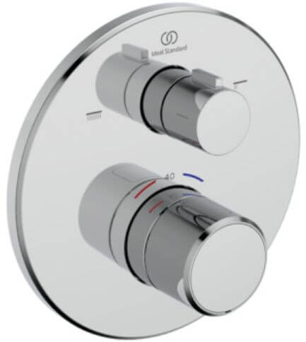 Ideal Standard Ceratherm T25 Badewannen- und Duscharmatur Unterputz mit Thermostat chrom A8583AA