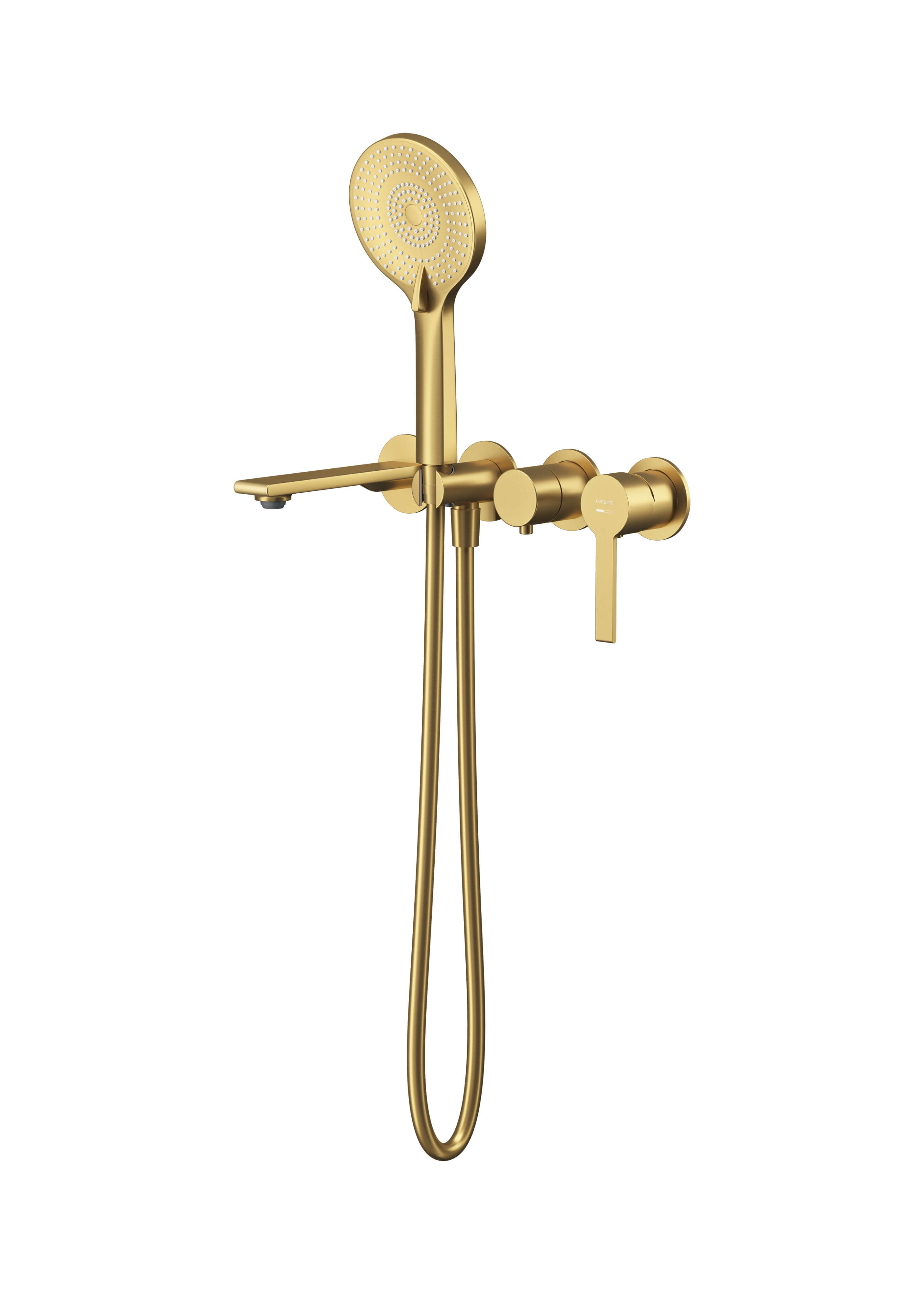 Cersanit Virgo Badewannen- und Duscharmatur Unterputz gold S522-121