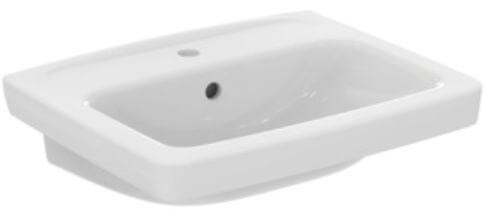 Ideal Standard Eurovit Waschbecken 60x47 cm rechteckig Klassisch weiß glanz W008401