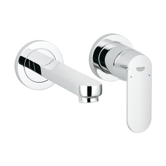 Set Waschtischarmatur Grohe Eurosmart Cosmopolitan 19381000, Verdecktes Wasserhahnelement Grohe Eurostyle 23571000