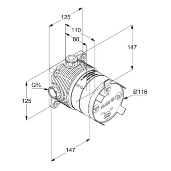 Set Badewannen- und Duscharmatur Kludi Bozz 386593976, Kopfbrause Kludi A-QA 6432587-00, 6651439-00, 88011, 3912039-00, 6107139-00, 6054739-00