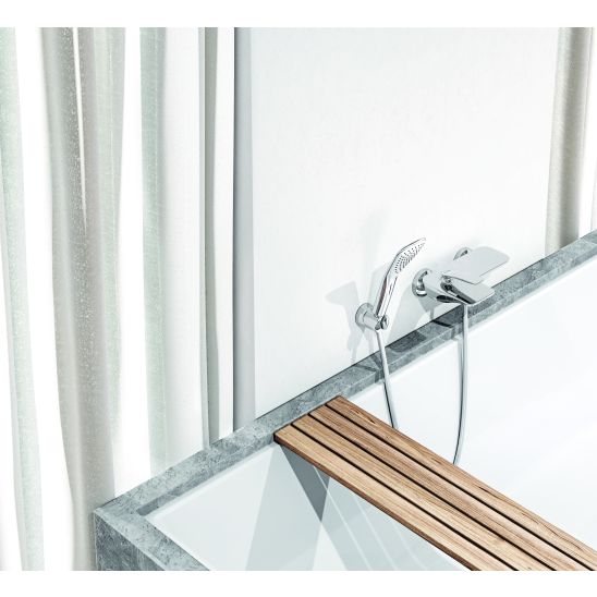 Set Badewannen- und Duscharmatur Kludi Balance 524450575, Waschtischarmatur Kludi Balance 520260575