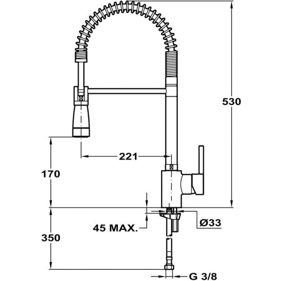 Set Küchenarmatur Teka ARK 239391200, Flüssigkeitsspender Teka Universal 115890011