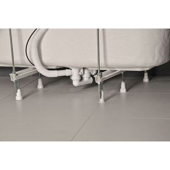 Set Rechteckige Badewanne Ravak Chrome C741300000, Badewannensiphon Ravak X01377, GPX2240016