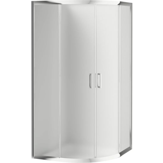 Set Dusche Deante Funkia KYP_651K, Halbrunde Duschwanne Deante Standard New KTA_053B, NHC_025C