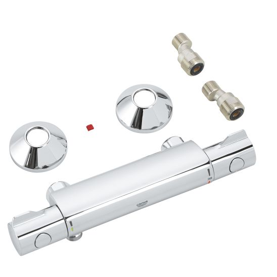 Set Duschset Grohe Vitalio SmartActive 26596000, Duschbatterie Grohe Grohtherm 800 34558000