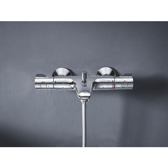 Set Badewannen- und Duscharmatur Grohe Grohtherm 800 34567000, Duschset Grohe Euphoria 27369000