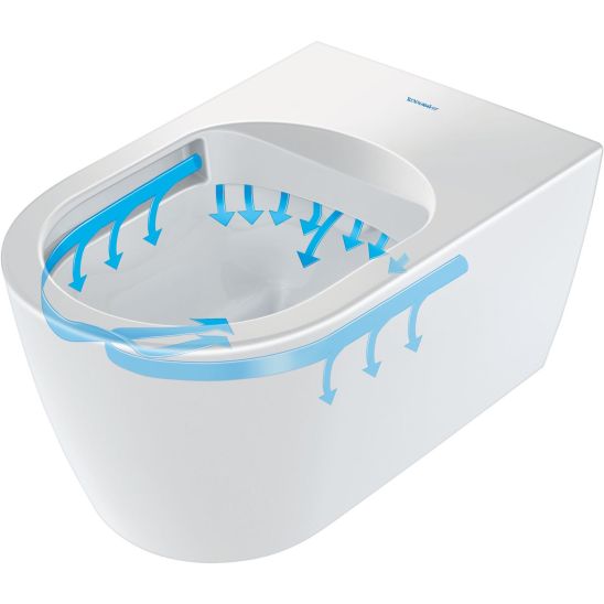 Satz wC-Becken Duravit ME by Starck 2530090000, toilletensitz Duravit ME by Starck 0020190000