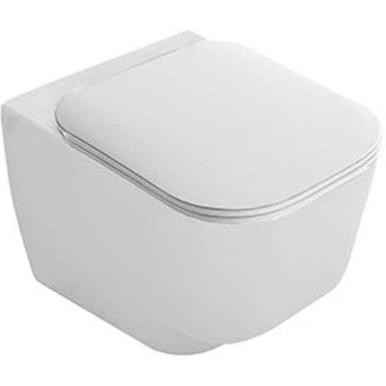 Set WC-Becken Hatria Fusion YXZL01, Toilletensitz Hatria Fusion Y1EY01