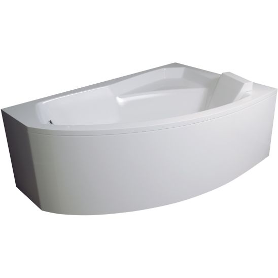 Set Eckbadewanne Besco Rima #WAR-140-NP, Badewannenverkleidung Besco Rima OAR-140-NS