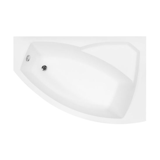 Set Eckbadewanne Besco Rima #WAR-160-NP, Badewannenverkleidung Besco Rima OAR-160-NS