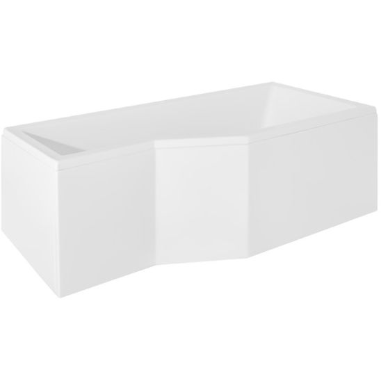 Set Eckbadewanne Besco Integra #WAI-150-PP, Badewannenverkleidung Besco Integra #OAI-150-NS