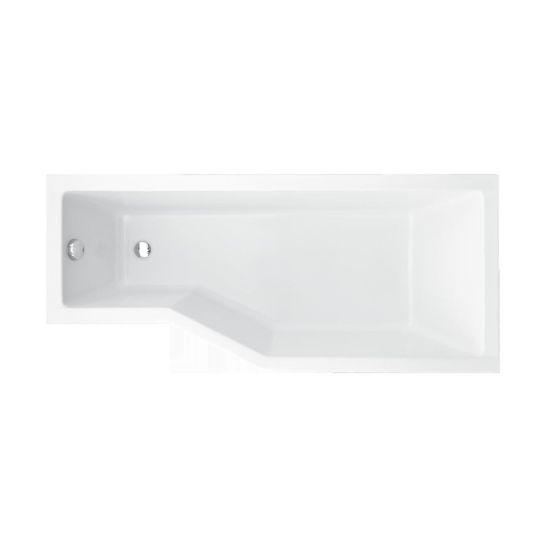 Set Eckbadewanne Besco Integra #WAI-150-PP, Badewannenverkleidung Besco Integra #OAI-150-NS