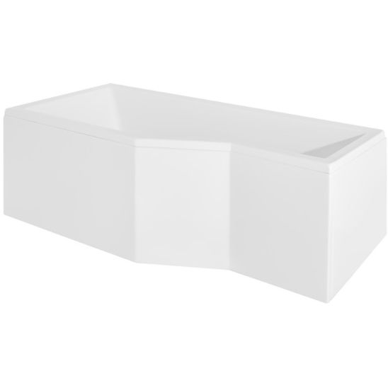 Set Eckbadewanne Besco Integra #WAI-150-PL, Badewannenverkleidung Besco Integra #OAI-150-NS