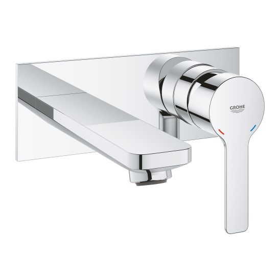 Set Waschtischarmatur Grohe Lineare 19409001, Verdecktes Wasserhahnelement Grohe Eurostyle 23571000